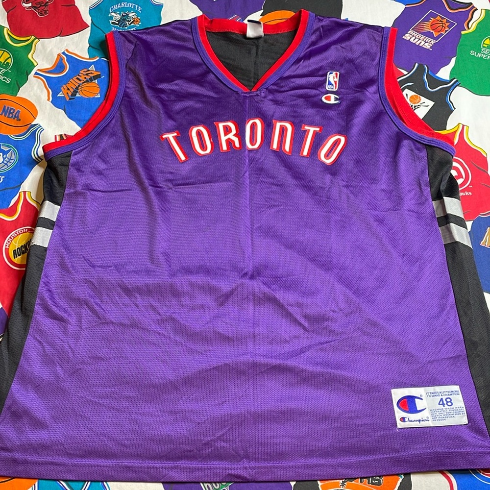 Vintage Champion NBA Toronto Raptors Blank Jersey